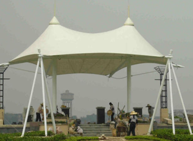 Landscape facility membrane structure
