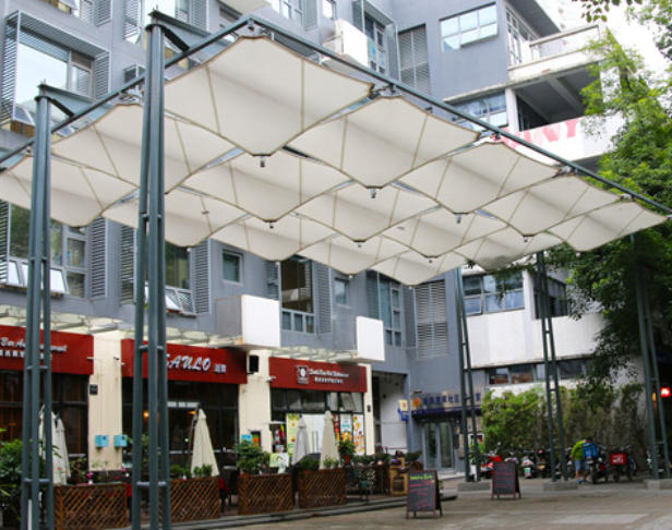Landscape facility membrane structure
