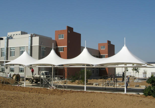 Landscape facility membrane structure