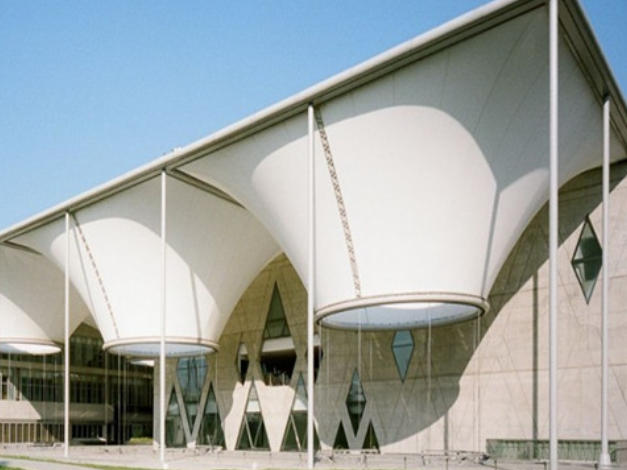 Commercial facility membrane structure