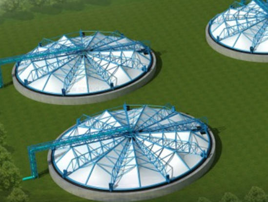 Biogas septic tank facility