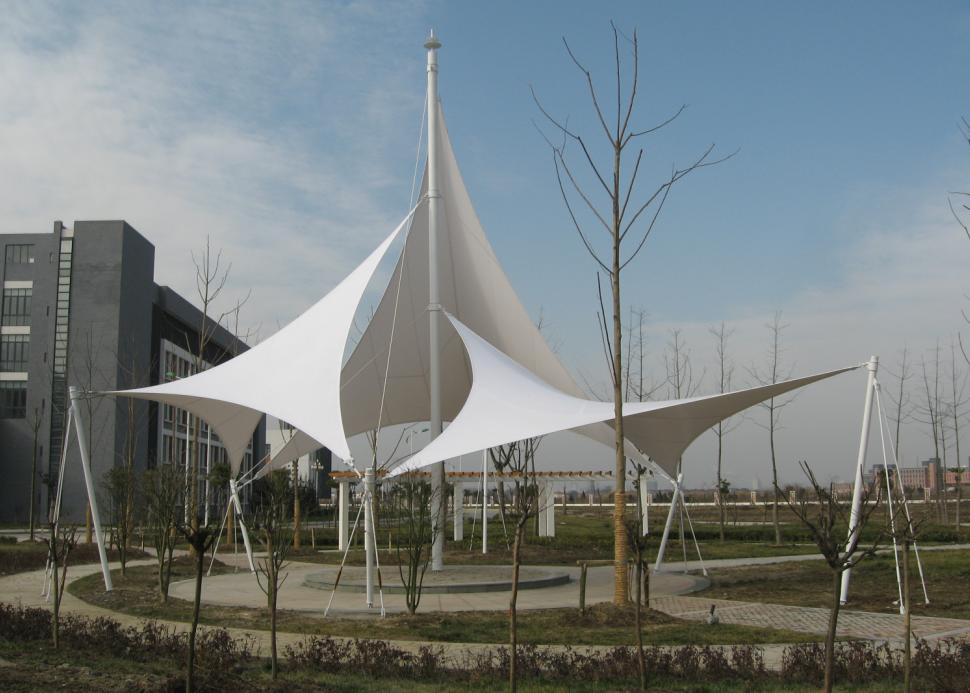 Landscape facility membrane structure