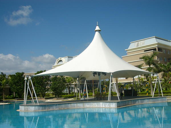 Landscape facility membrane structure