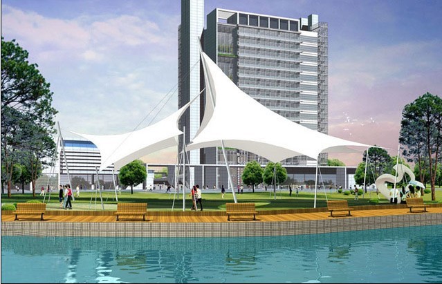 Landscape facility membrane structure