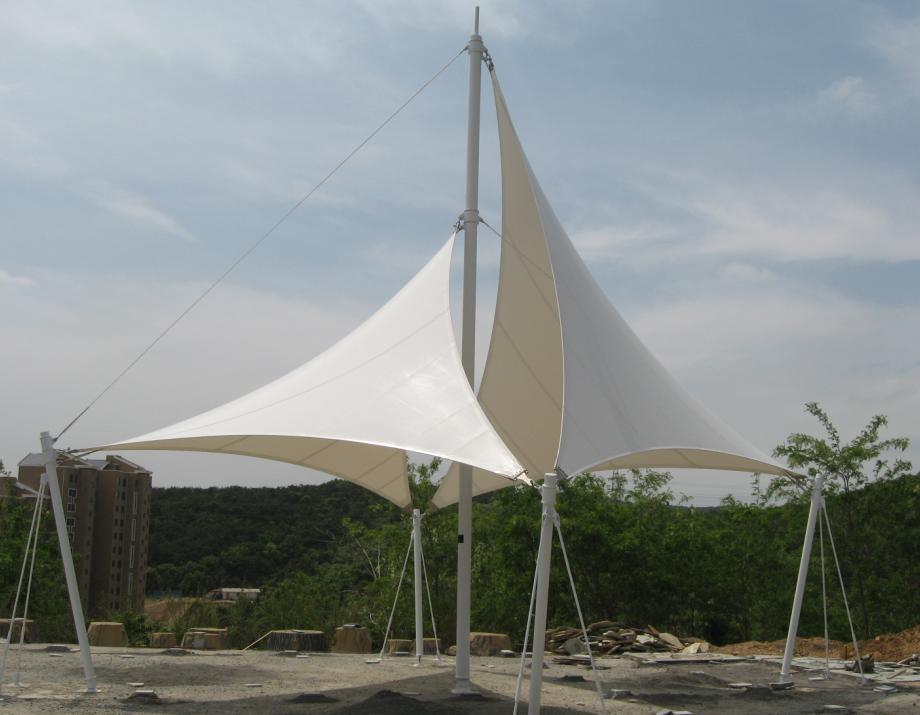 Landscape facility membrane structure