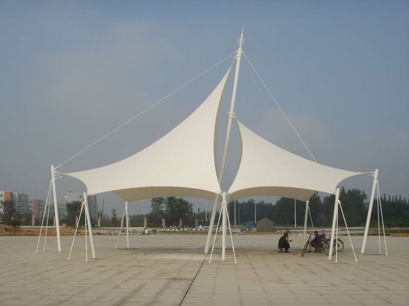Landscape facility membrane structure
