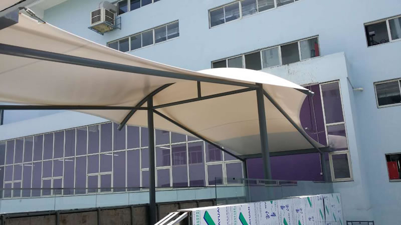 Commercial facility membrane structure